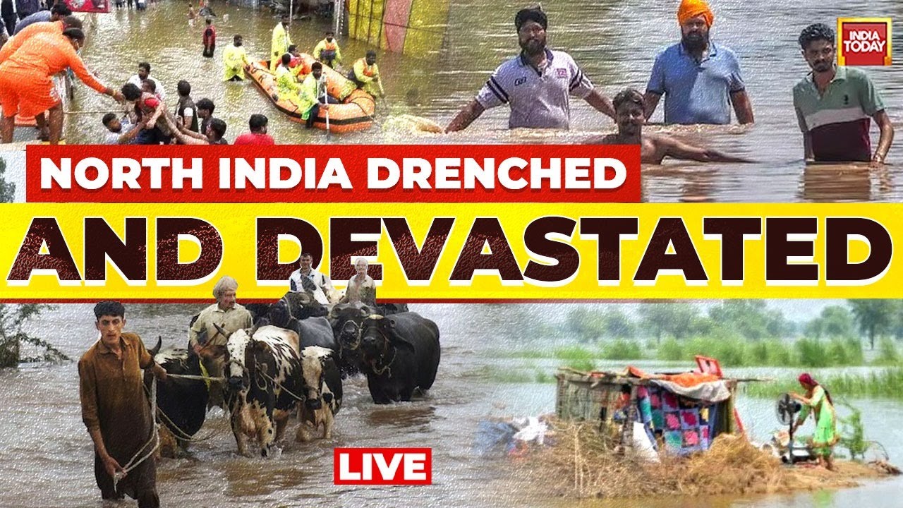 LIVE: Punjab Floods Update | Delhi Flood News | Himachal Rains | Uttarakhand Cloudburst | Yamuna