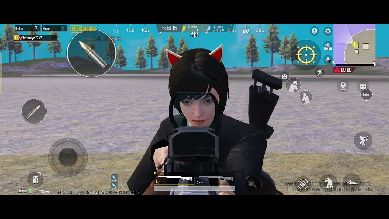 Pubg Mobile 1 v 1 maç