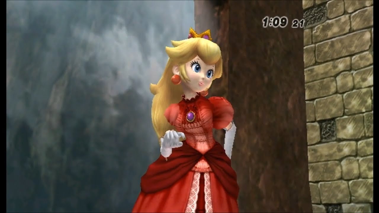 Super Smash Bros Brawl: All-Star Mode on Hard with Peach (Hard Mode Clear)
