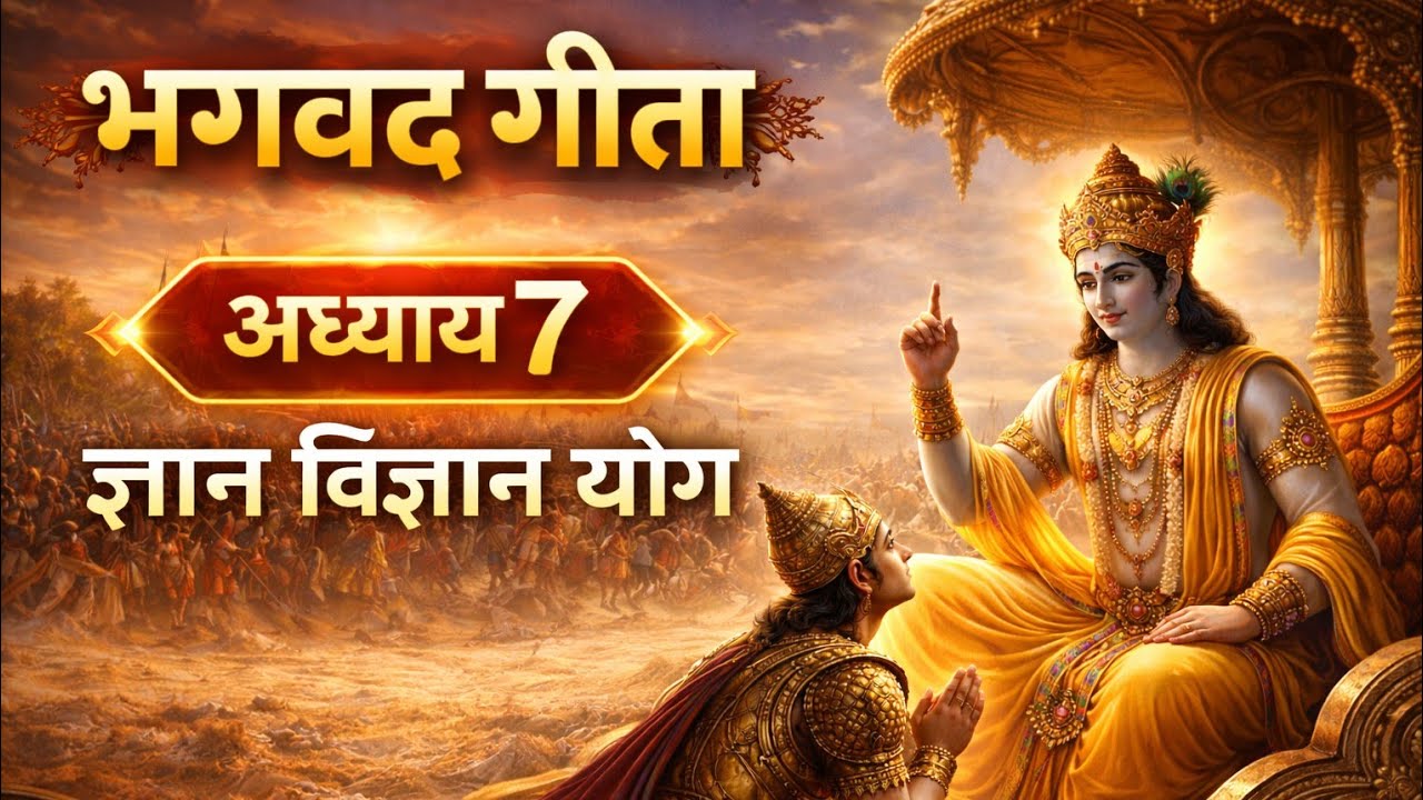 भगवद गीता अध्याय 7 | ज्ञान विज्ञान योग | श्रीकृष्ण का सम्पूर्ण सत्य