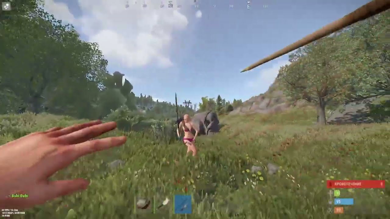 Я ему хит дал в RUST