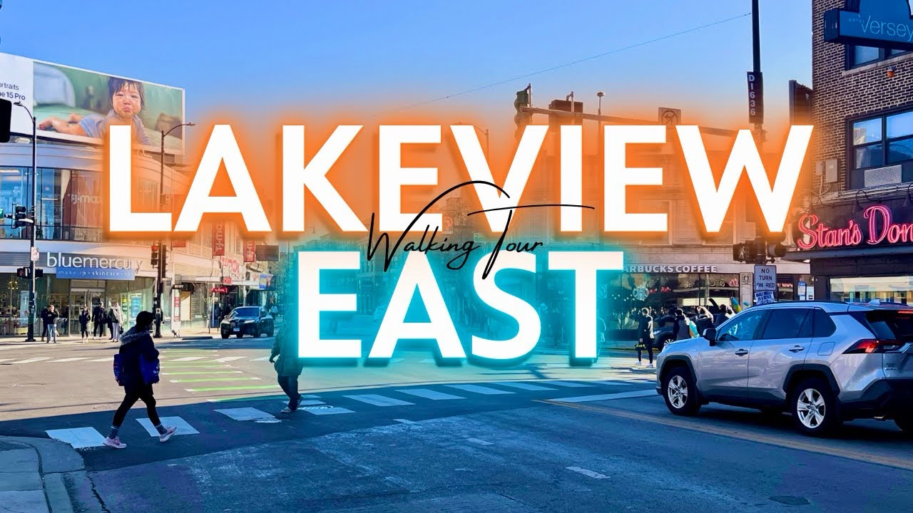 [4K] 🇺🇸 Chicago Walking Tour 2024 - Lakeview East Chicago - Chicago, Illinois Walking Video