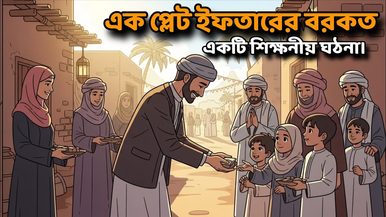এক প্লেট ইফতারের বরকত ||যা শুনলে আপনার হৃদয় ছুঁয়ে যাবে একটি শিক্ষনীয় ঘঠনা||#islamicgolpo 