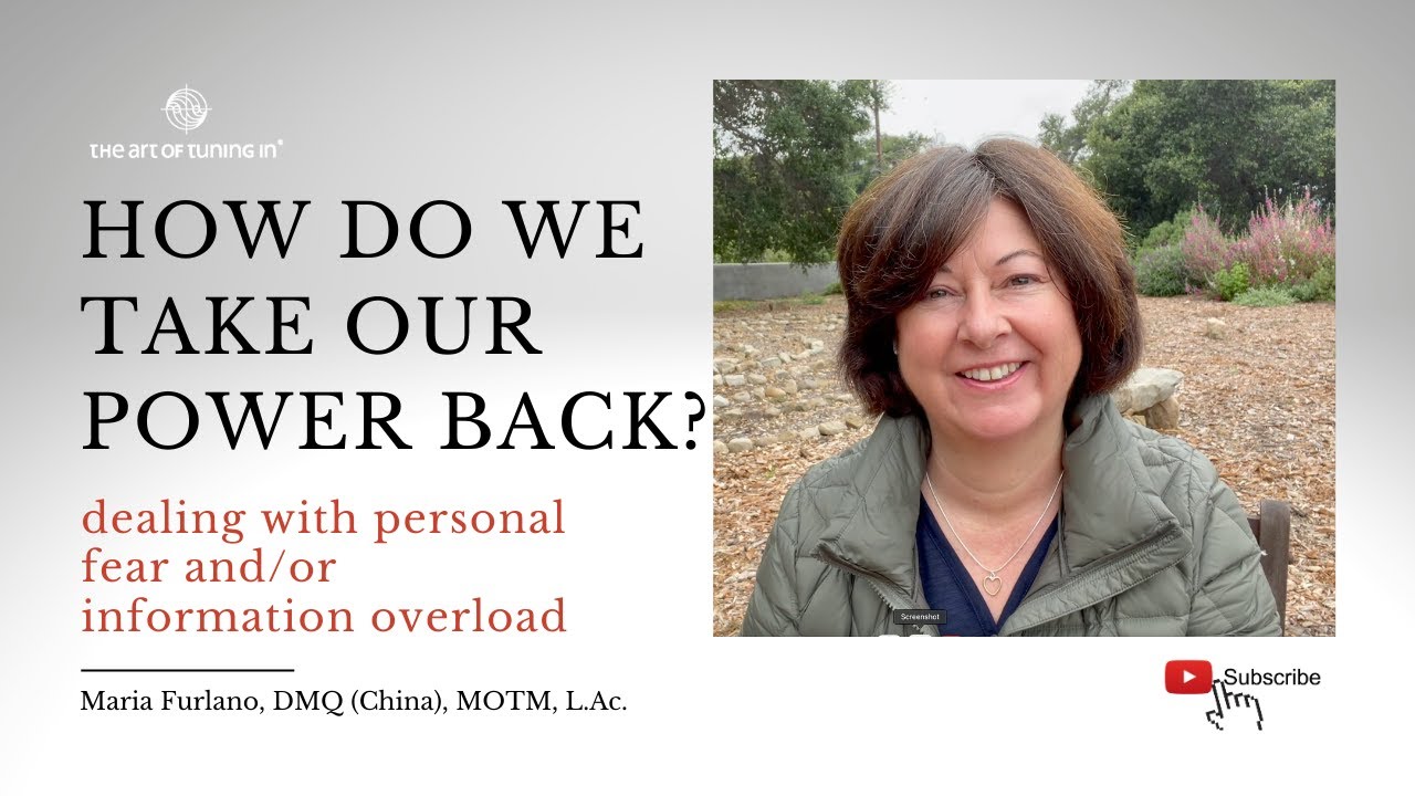 How Do We Take Our Power Back | Maria Furlano The Art Of Tuning In | YouTube