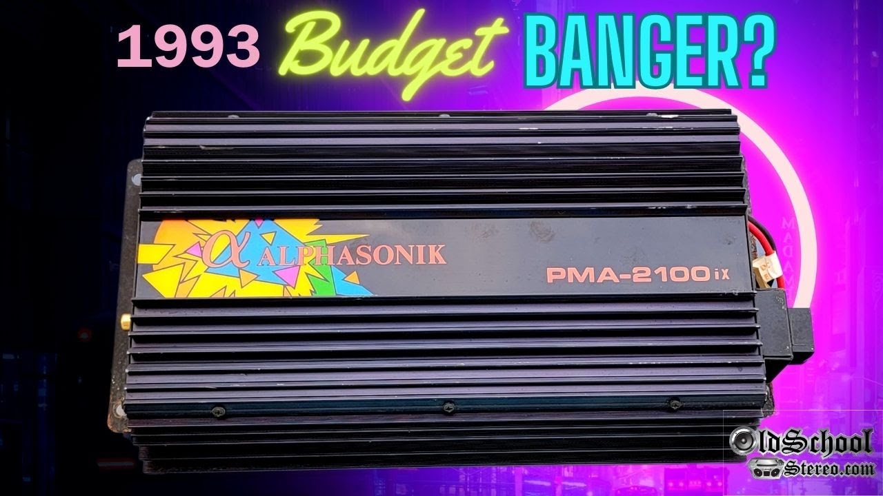 Classic '90s Car Audio Amplifier - Alphasonik PMA-2100ix