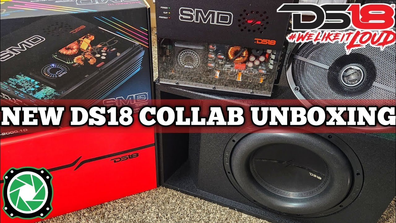 New DS18 collaboration unboxing SMD-2000.1D amp and more‼️