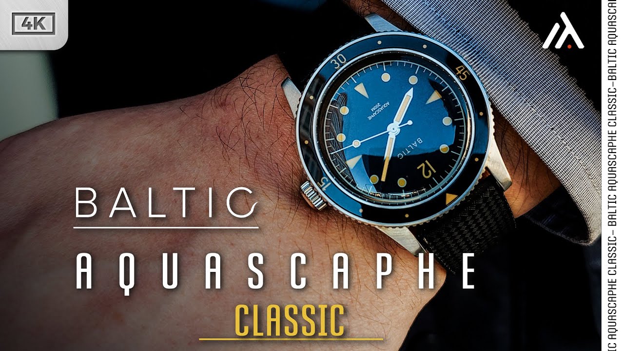 El Buceador Más Elegante. Baltic Aquascaphe Classic. Reloj ensamblado en Francia, 4hz, Bisel zafiro.