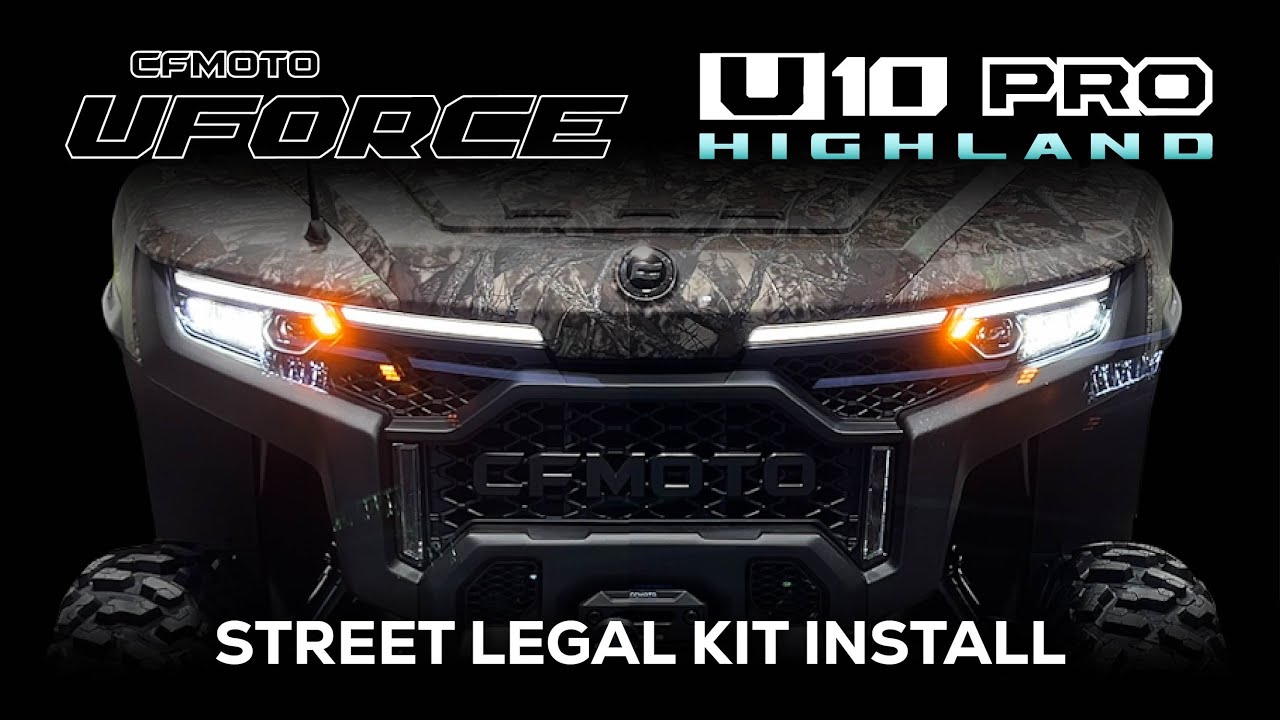 CFMOTO UFORCE U10 Pro Highland - Street Legal Kit Install | WD ELECTRONICS