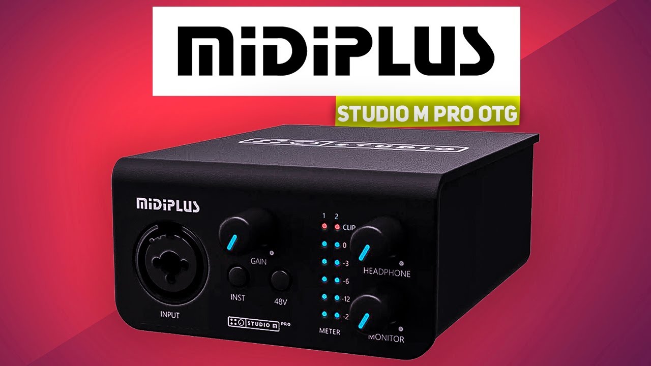 Звуковая карта для стримеров Midiplus Studio M Pro OTG