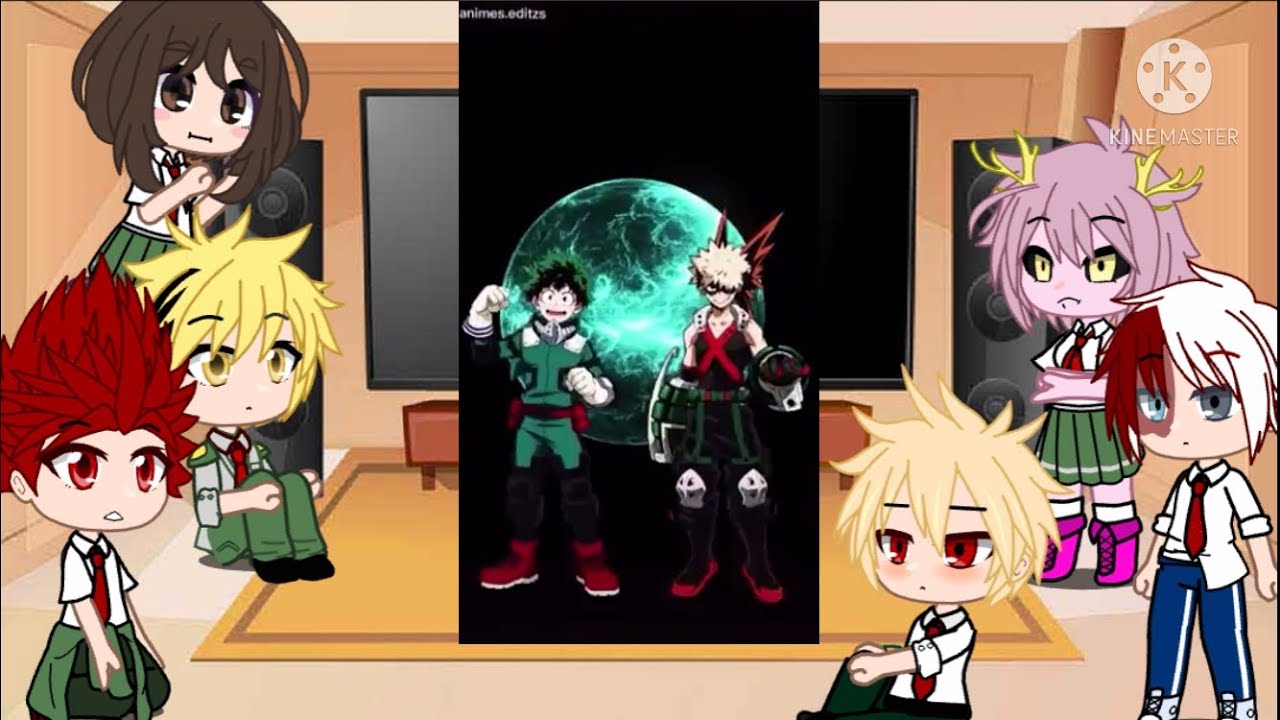 Some of class 1-A reacts to Deku | Dead Deku AU | MY AU | bakudeku/bkdk |