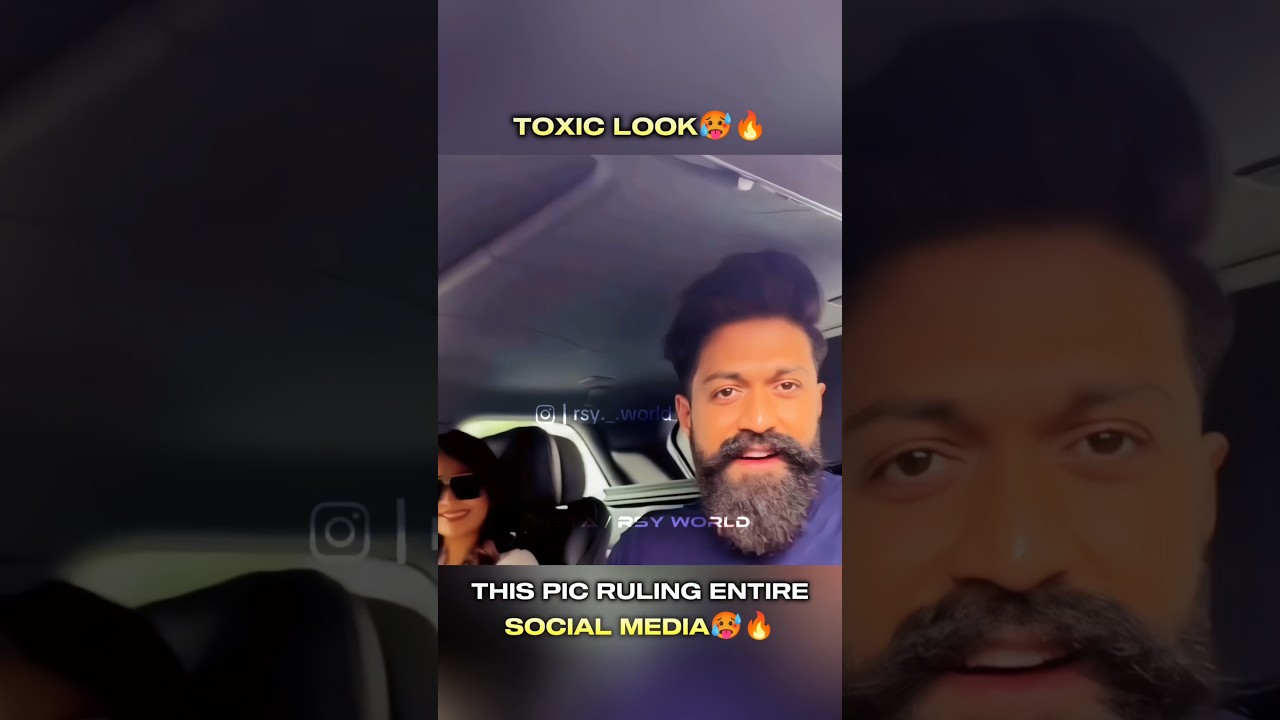 YASH BOSS🥵🔥 #karnataka #kvnproductions #bollywoodactor #toxic #toxicthemovie #yash #hairstyle #love