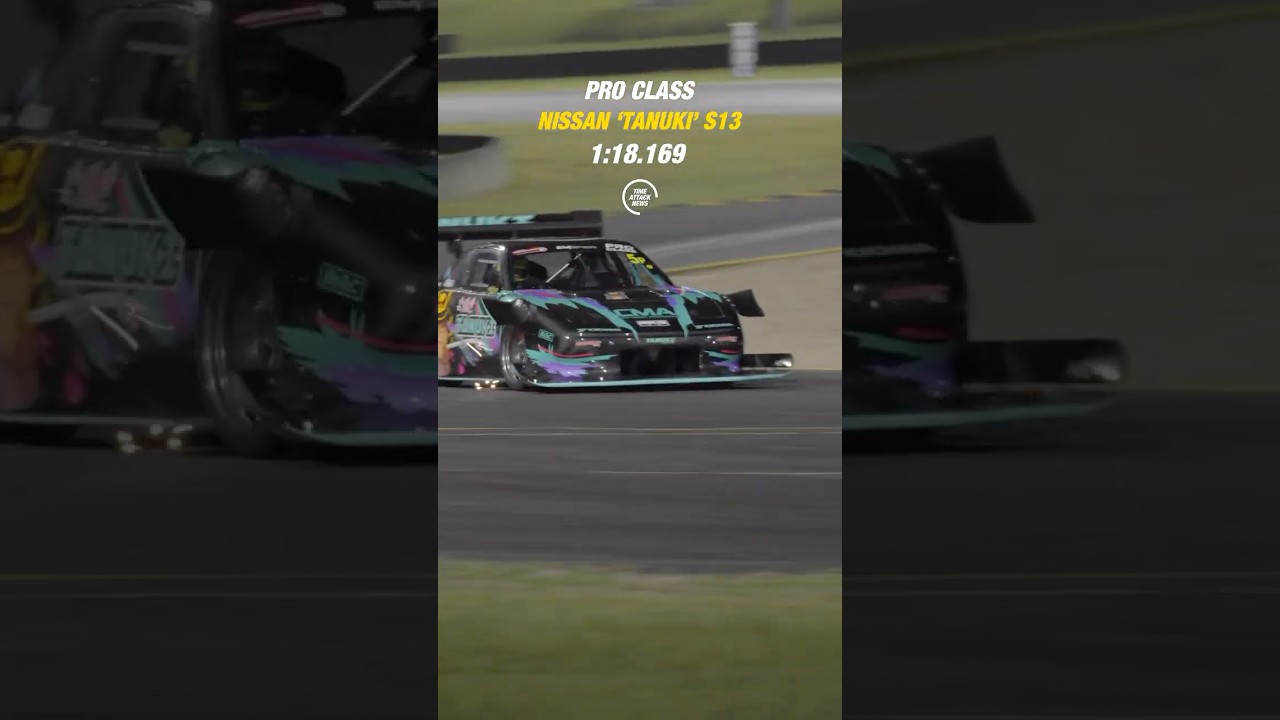 FASTEST at WTAC 2025 🔥 The Nissan Silvia 'Tanuki S13' Time Attack monster! Driver: Todd Hazelwood