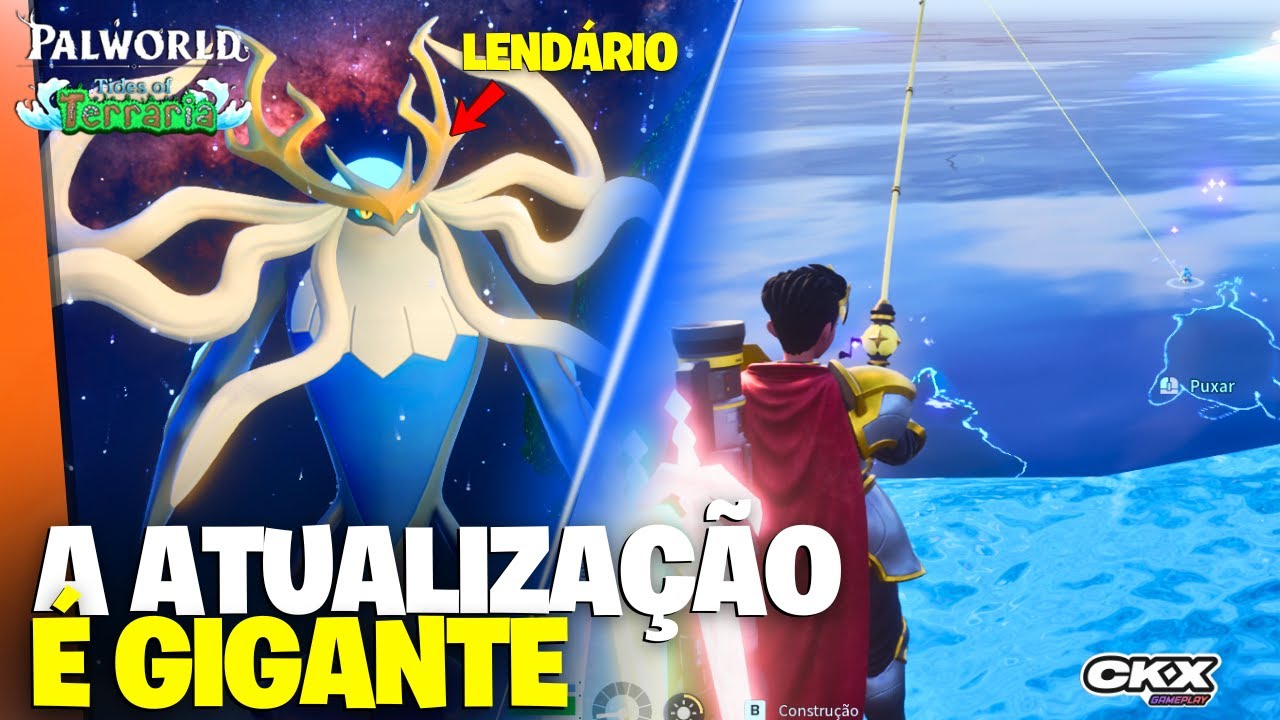 TUDO QUE CHEGOU NA ATUALIZAÇÃO DO PALWORLD TIDES OF TERRARIA