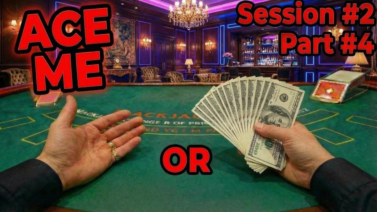Session 2, Part 4 FINALE - $5,000 Buy-In live blackjack