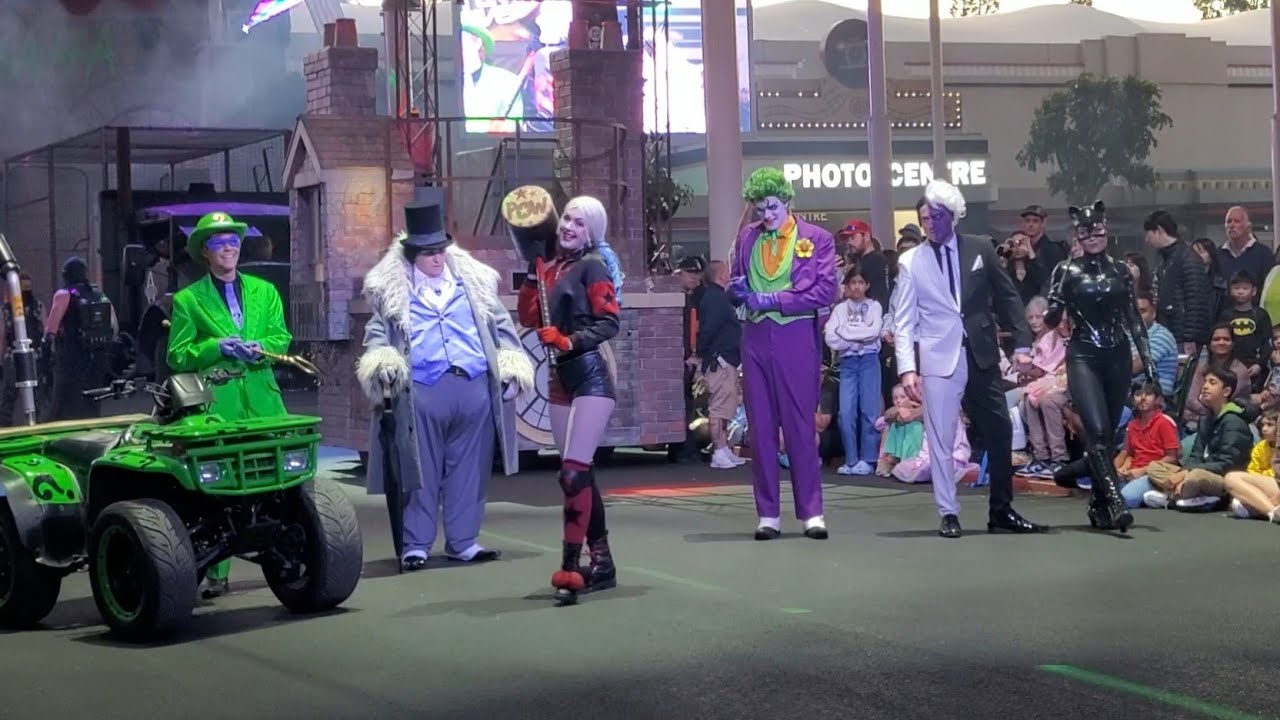 The full 2025 DC Superheroes & Supervillains Parade (widescreen), Warner Bros Movie World Gold Coast