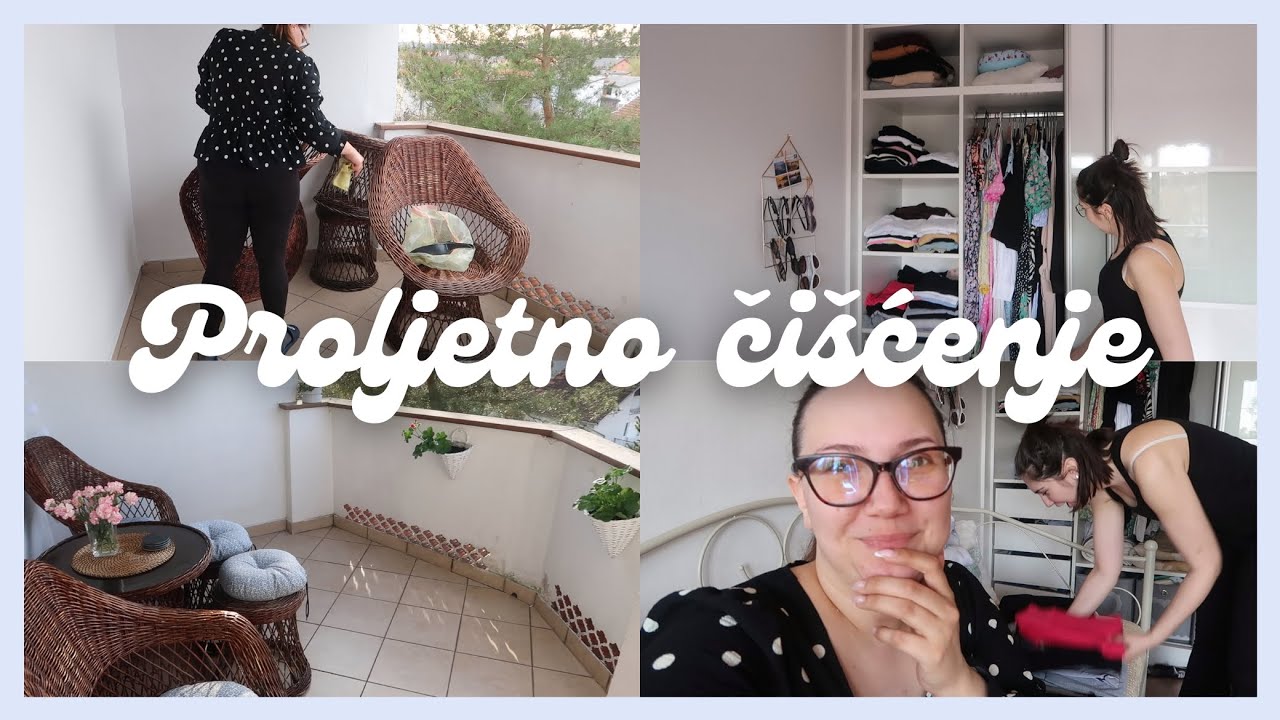 ČISTI S NAMA | Proljetno čišćenje ormara i balkona w/ Ivana