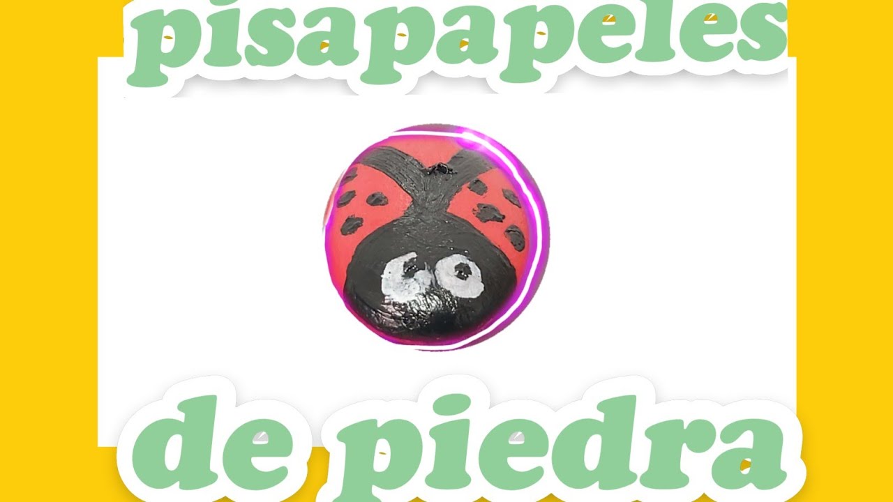 🇨🇴 Como hacer un pisapapeles con una piedra-How to make a paperweight out of a stone