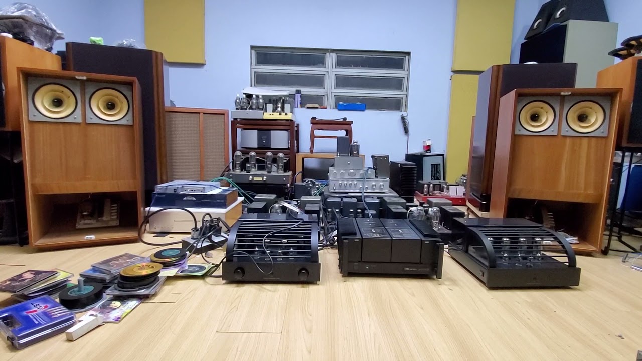 Lowther Super Acousta orginal + passive crossover custom made + LoD HMA 9500mk2 power amp...