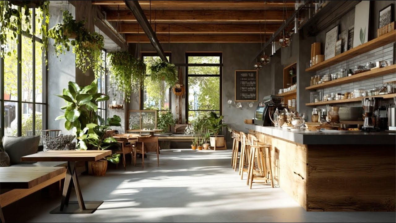 Warm Jazz Café Ambience ☕ Relaxing Coffee Shop Jazz Music for Study, Work & Chill