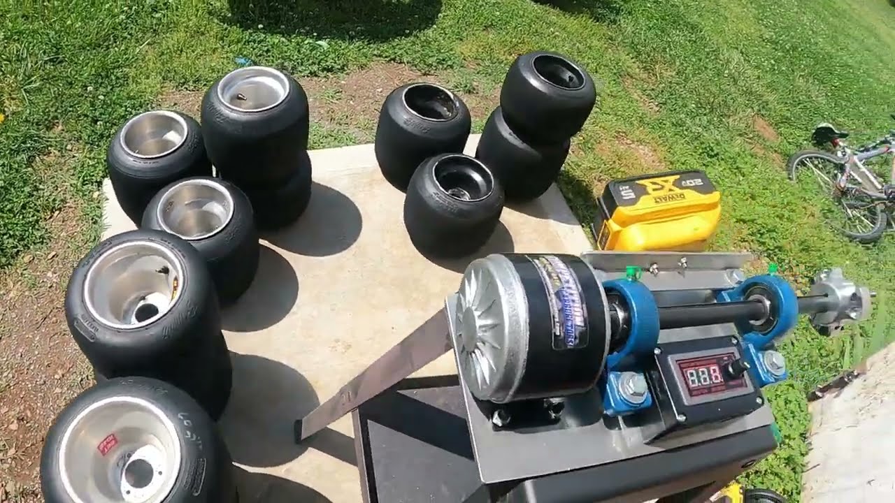 Racing Kart, battery operated tire resurfacer (with update)