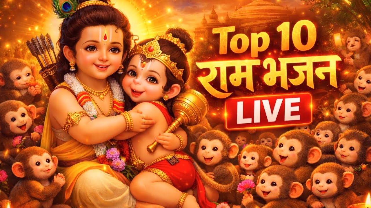 Top 10 Ram Bhajan LIVE | श्रीराम भक्ति गीत | Non Stop Ram Bhajan | Ram Siya Ram Live