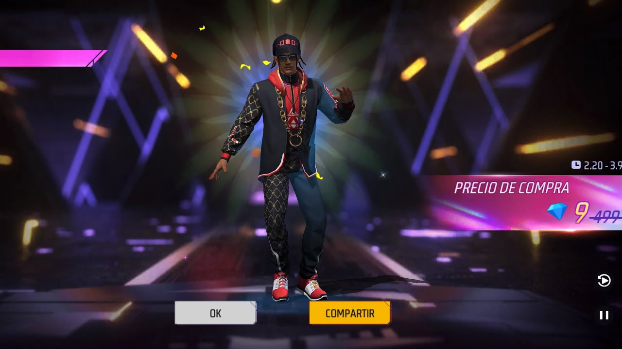 Sacando el nuevo Emote Samba con el Mayor Descuento Posible Free Fire Ruleta de la Suerte