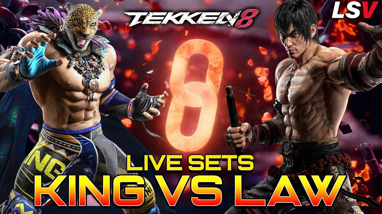 King Vs Law Matches! (Tekken 8 Stream)