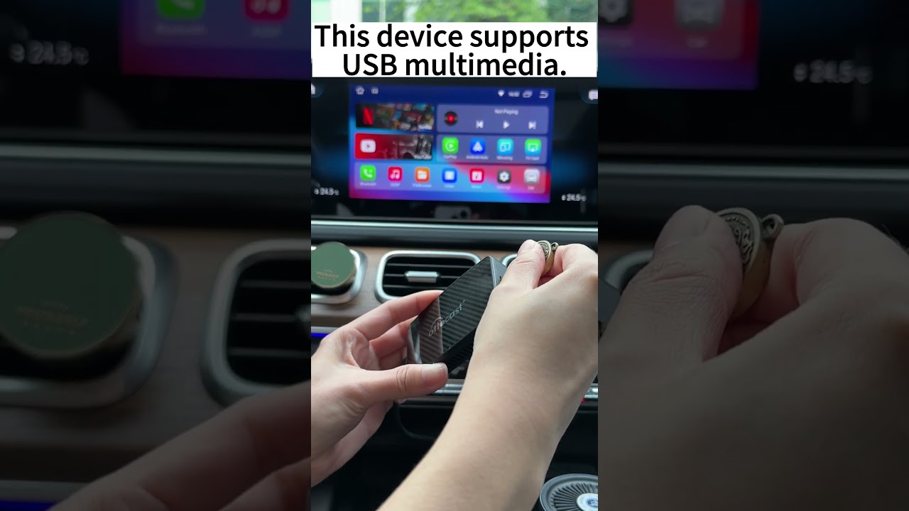 Ultimate Entertainment Experience: Wireless CarPlay Unleashed with YouTube & Netflix!
