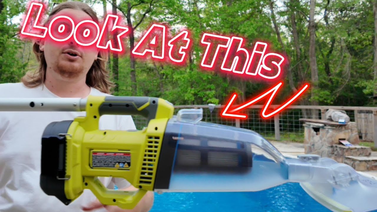 Take A Look At The RYOBI Pool Vacuum, Full Review And Test! PCL780B