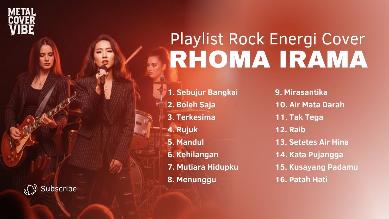 🎵 PLAYLIST RHOMA IRAMA ROCK COVER &ndash; DANGDUT TERBAIK SEPANJANG MASA V1 | by Metal Cover Vibe