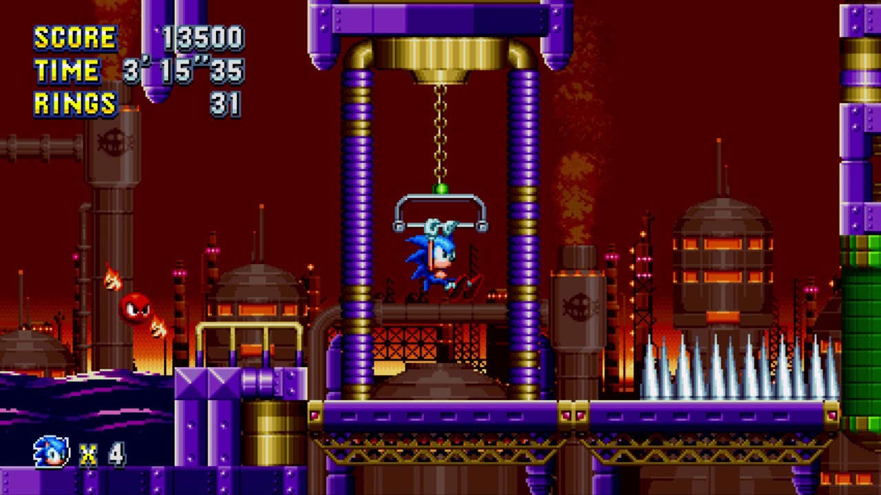 Sonic Mania - Oil Ocean Zone Act 2 (1080p 60fps)