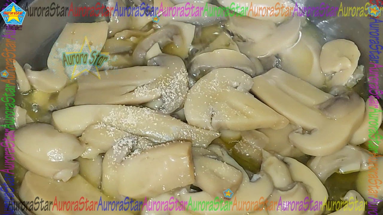 funghi champignon trifolati in padella dalla scatola