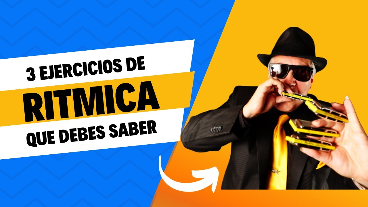 3 Ejercicios de RITMICA en Armonica que debes saber. Ruben Gaitan aprende a tocar la Armonica.