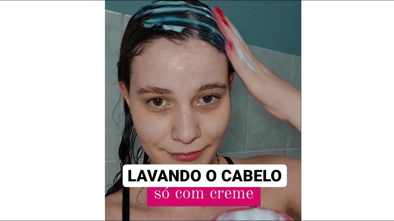 O que é CO WASH e Como fazer Co-wash! Lavando o cabelo só com um creme LIBERADO e sem shampoo