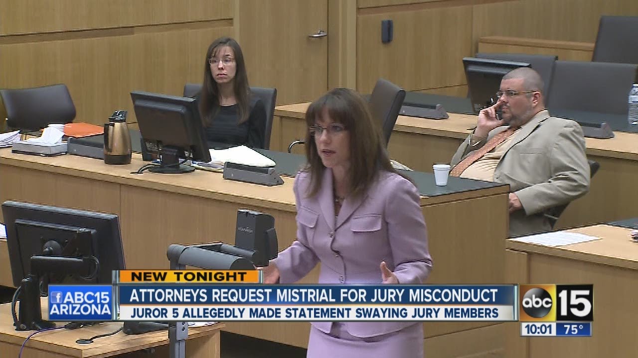 Arias attorneys request mistrial for juror misconduct