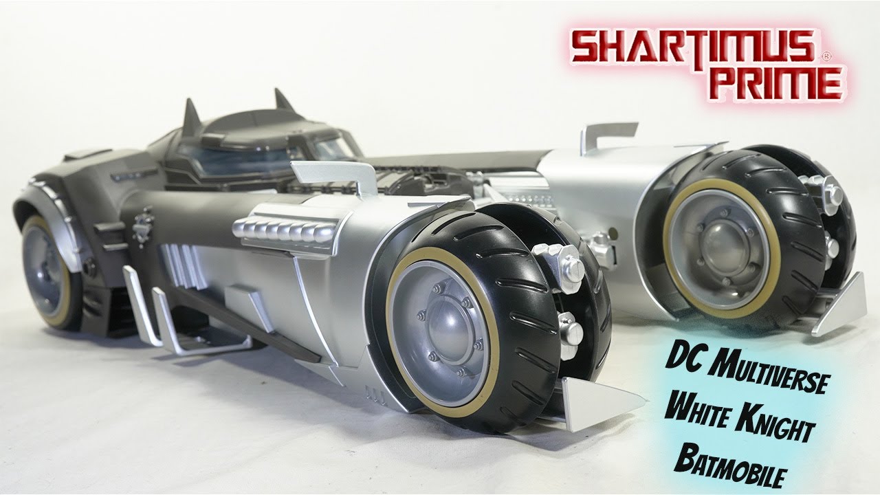 DC Multiverse Batmobile Batman White Knight McFarlaneToys Action Figure Vehicle Review