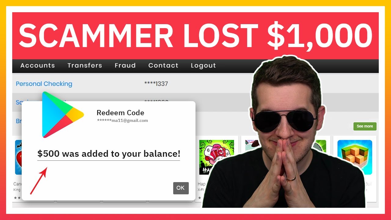 Scammers Rage When I Redeem $1,000 In Gift Cards