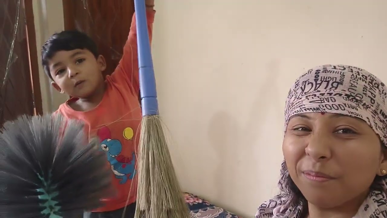 Ghar ki safai#youtube #vlogger 
