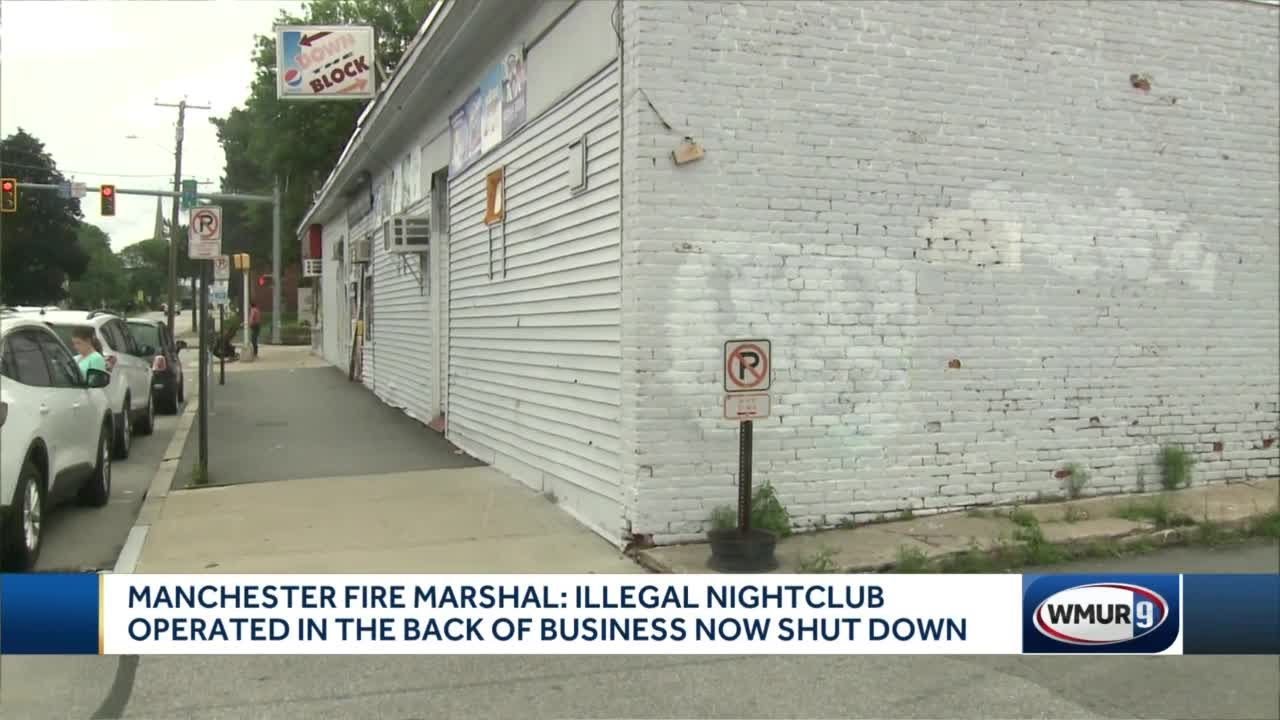 Illegal nightclub in back of Manchester business shut down, fire marshal says
