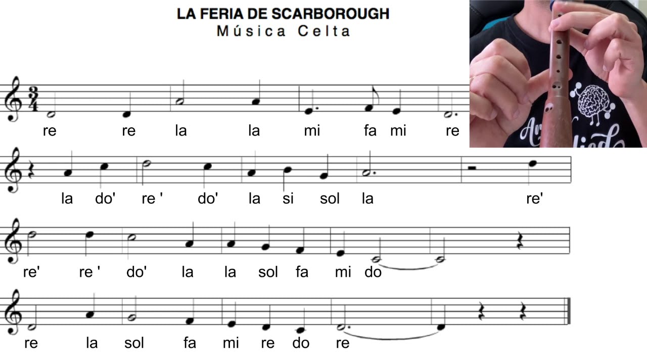 LA FERIA DE SCARBOROUGH. Versión para TOCAR.