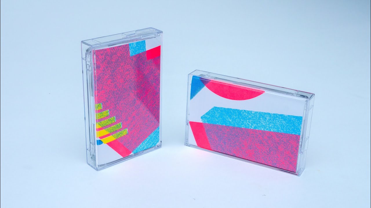 Screen printing cassette J-Cards for our next album!