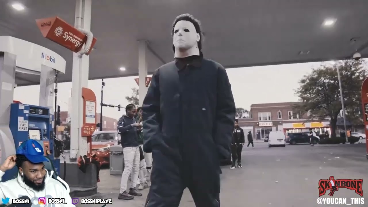 MYERS GOT THE O’s! BOSSNI REACTS TO SKINBONE “ MICHAEL MYERS IN THE HOOD EP.1”