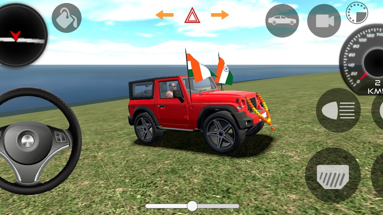 New modified Mahindra Thar driving game indian car simulator game 