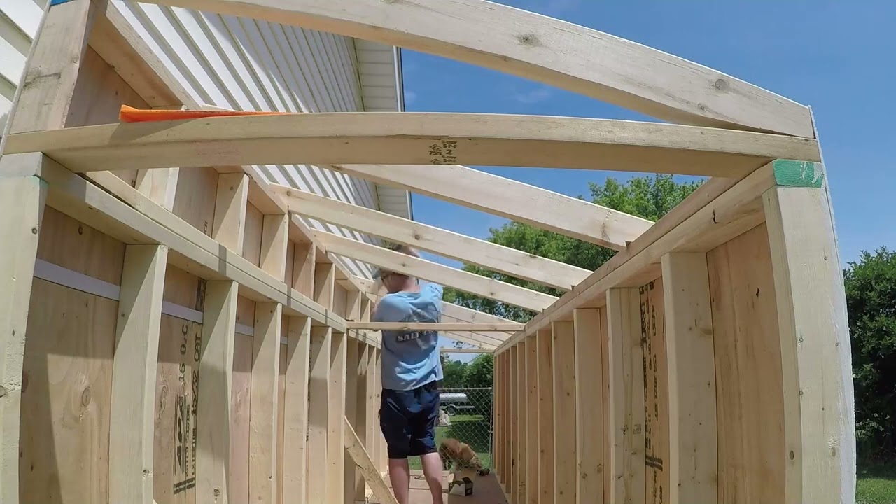 Kayak Shed Build - The project that added roofing to my resume