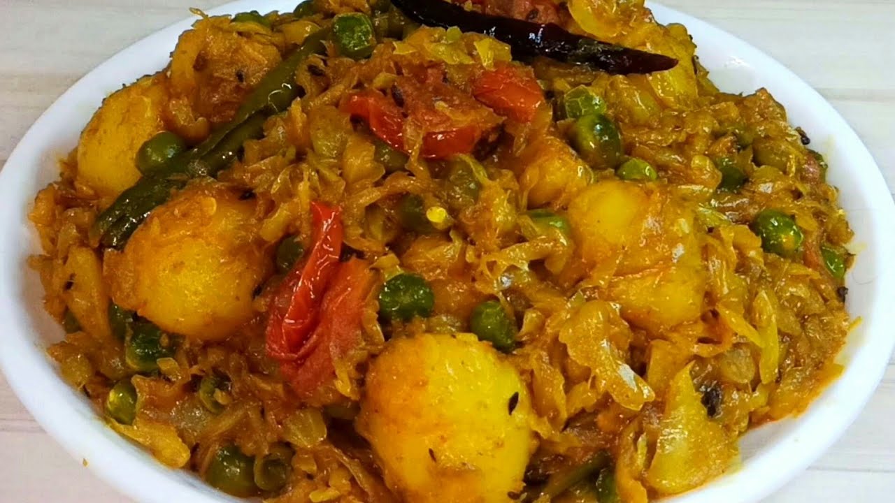 ভোগের বাঁধাকপির ঘন্ট সরস্বতী পূজো স্পেশাল-এই স্পেশাল মশালাটা দিলেই এর স্বাদ দ্বিগুন বেড়ে যাবে|Veg