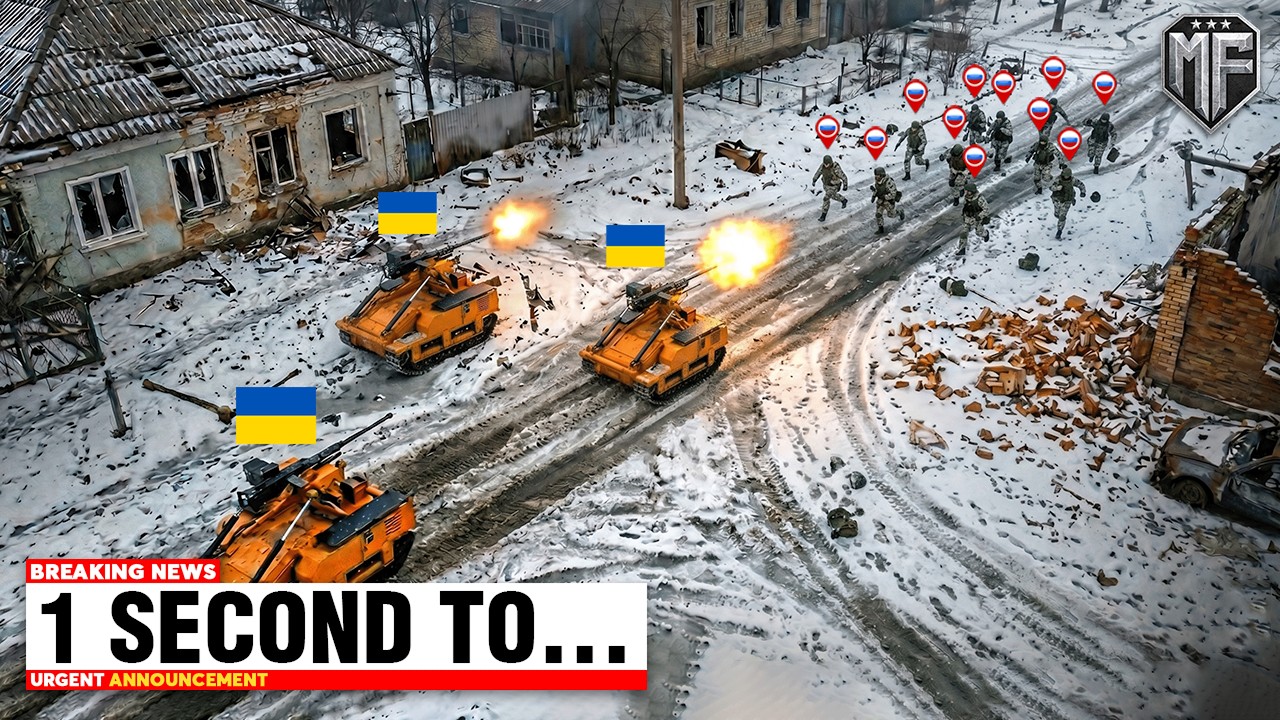 Huge Russian Convoy Get Caught by Ukrainian Robots - Then THIS Happened...