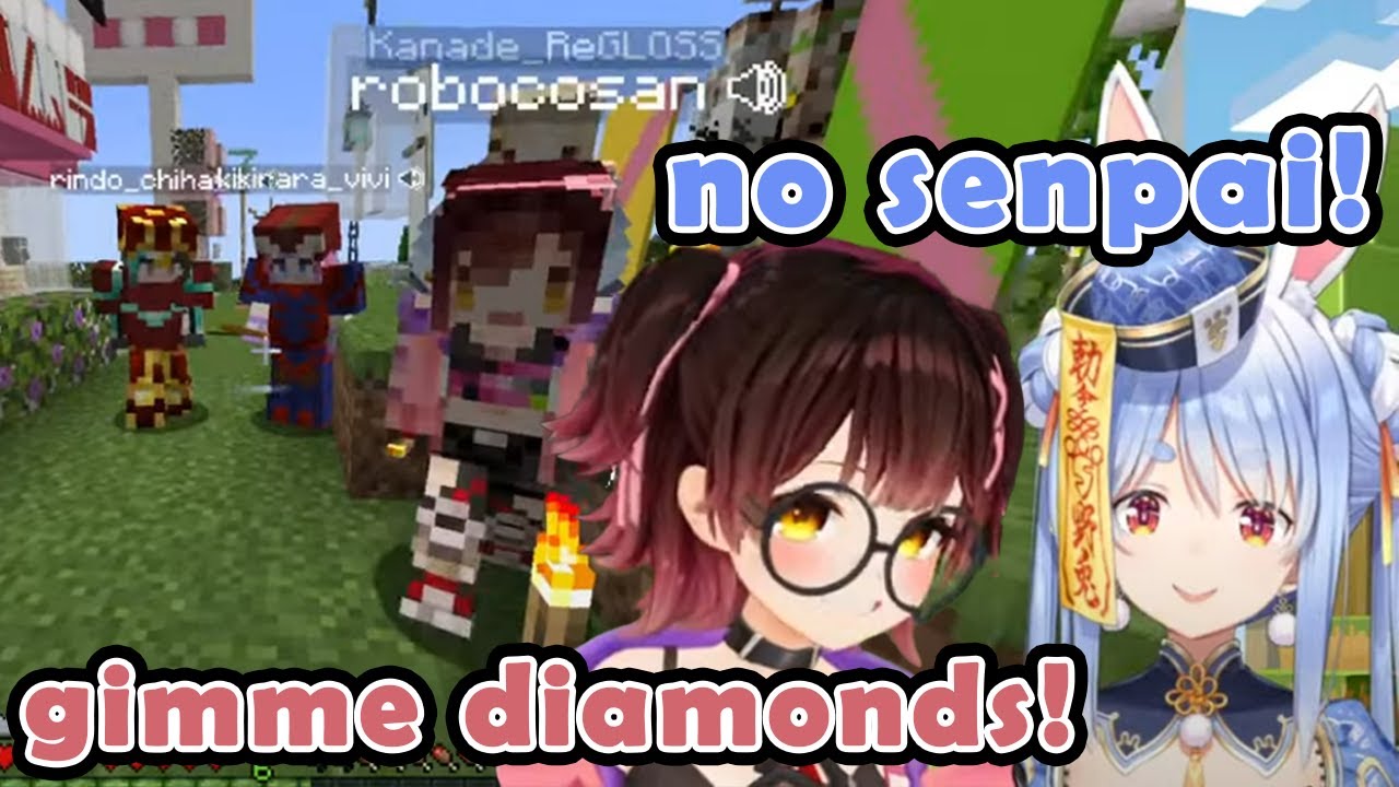 Pekora Experiences the Senpai Tax from Roboco as Vivi, Kanade, and Chihaya Watch [Eng Subs/Hololive]