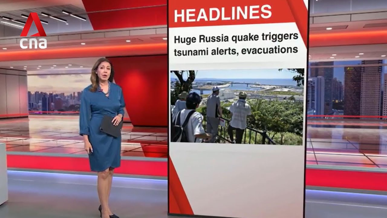 Powerful Russia quake triggers tsunamis that hit Japan and Hawaii | East Asia Tonight (Jul 30)
