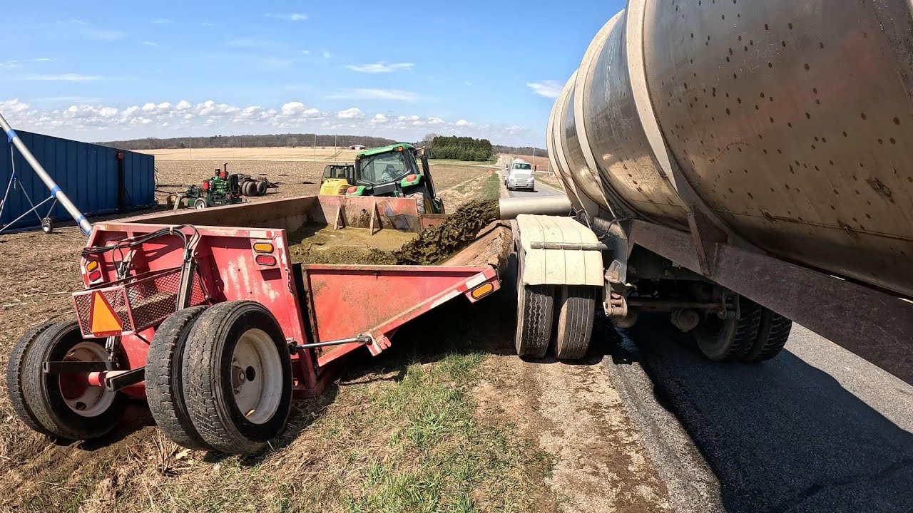 Its Go Time! Tankering to Drag Lining Manure!