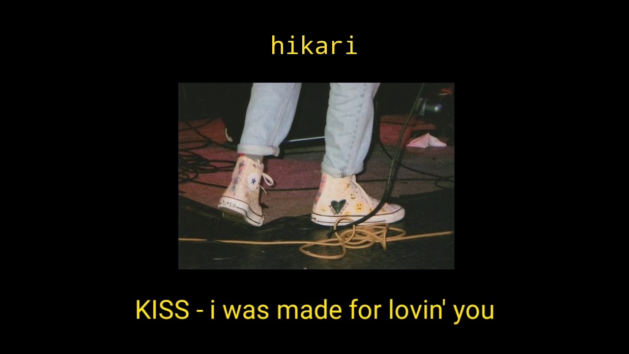 kiss - i was made for lovin' you (tradução/legendado)